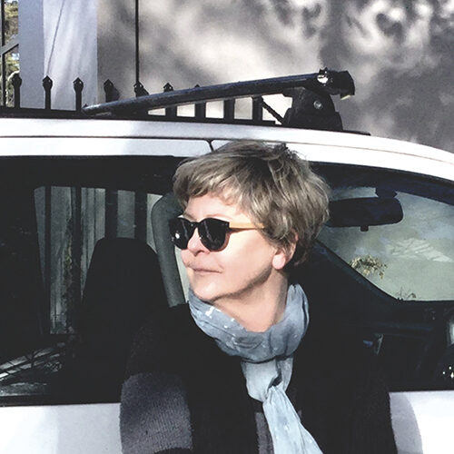 A portrait of the author Natalie Barelli